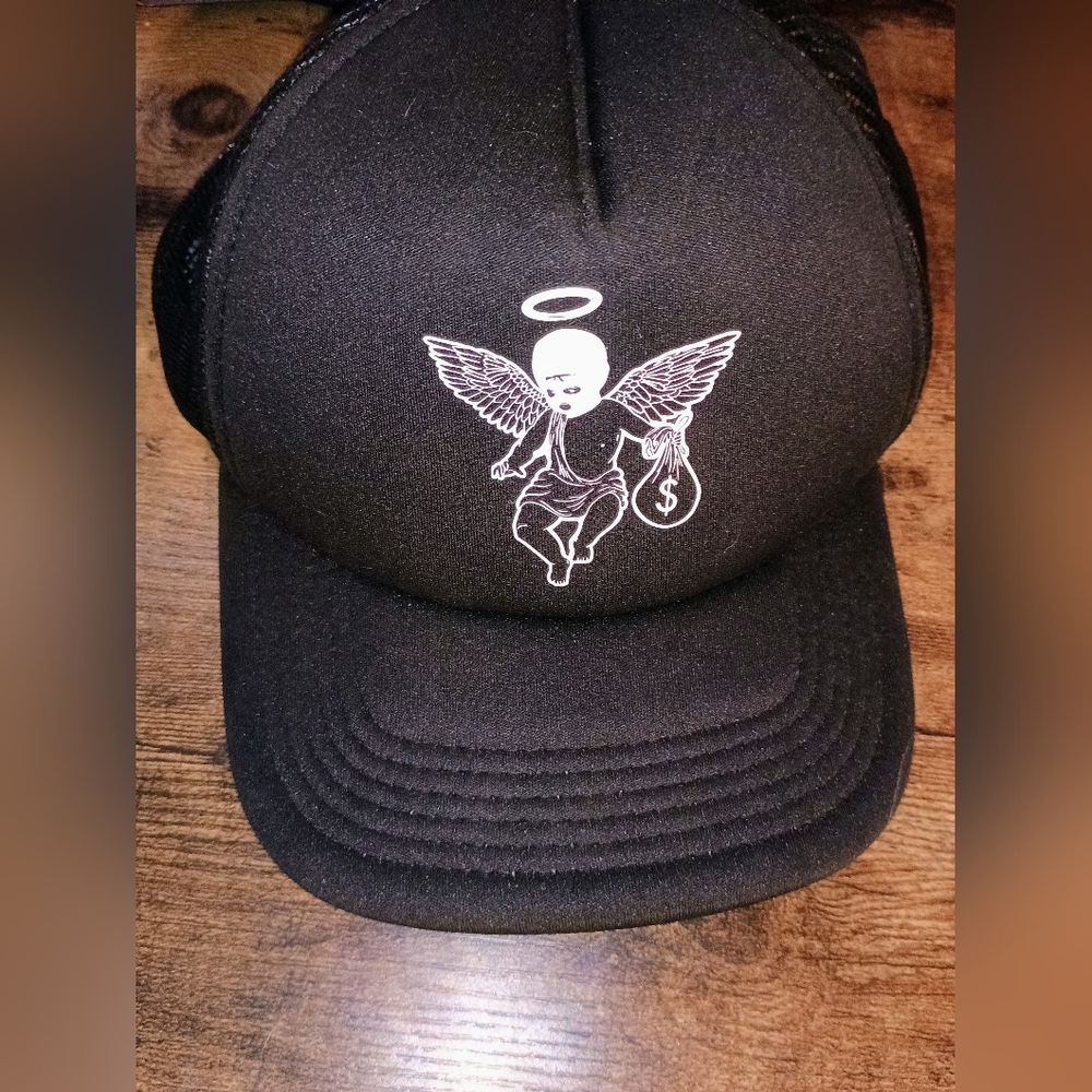 Muerte money motivated angel hat